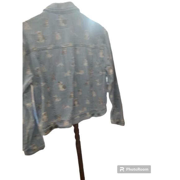 Disney denim jacket with all the Disney dogs on it size XS - Picture 5 of 5